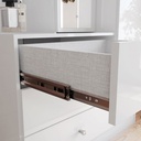 Armario Multiusos Henn Doha D332-10 2 Puertas Blanco