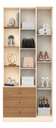 Armario Multiusos Henn Doha D332-129 2 Puertas Blanco/natura