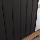 Ropero Henn Vasti D339-215 2 Puertas Natural/negro