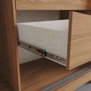 Ropero Henn Vasti D339-215 2 Puertas Natural/negro
