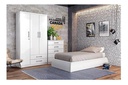 Ropero Henn Acai Da133-66 3 Puertas Blanco