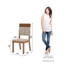 SILLA HENN MILLA PLUS X4 SEC42-535 CORANO/CARAMELO/CREMA