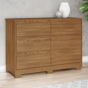 Comoda Henn Ravenna D737-128 6 Cajones Natural