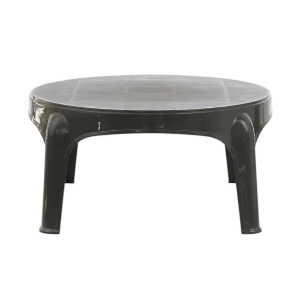 MESA GARDEN LIFE PUKET F435001E REDONDA NEGRA