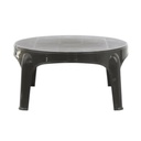 MESA GARDEN LIFE PUKET F435001E REDONDA NEGRA
