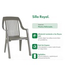 SILLON GARDEN LIFE ROYAL F830067 GRAFITO