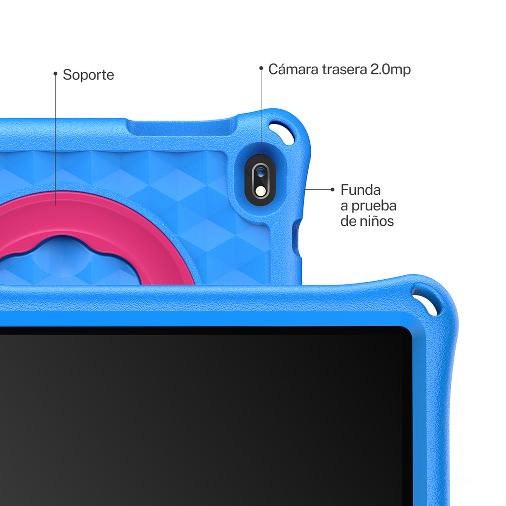 TABLET X-VIEW PROTON Q7 7&quot; KIDS 4/64 AZUL C/FUNDA