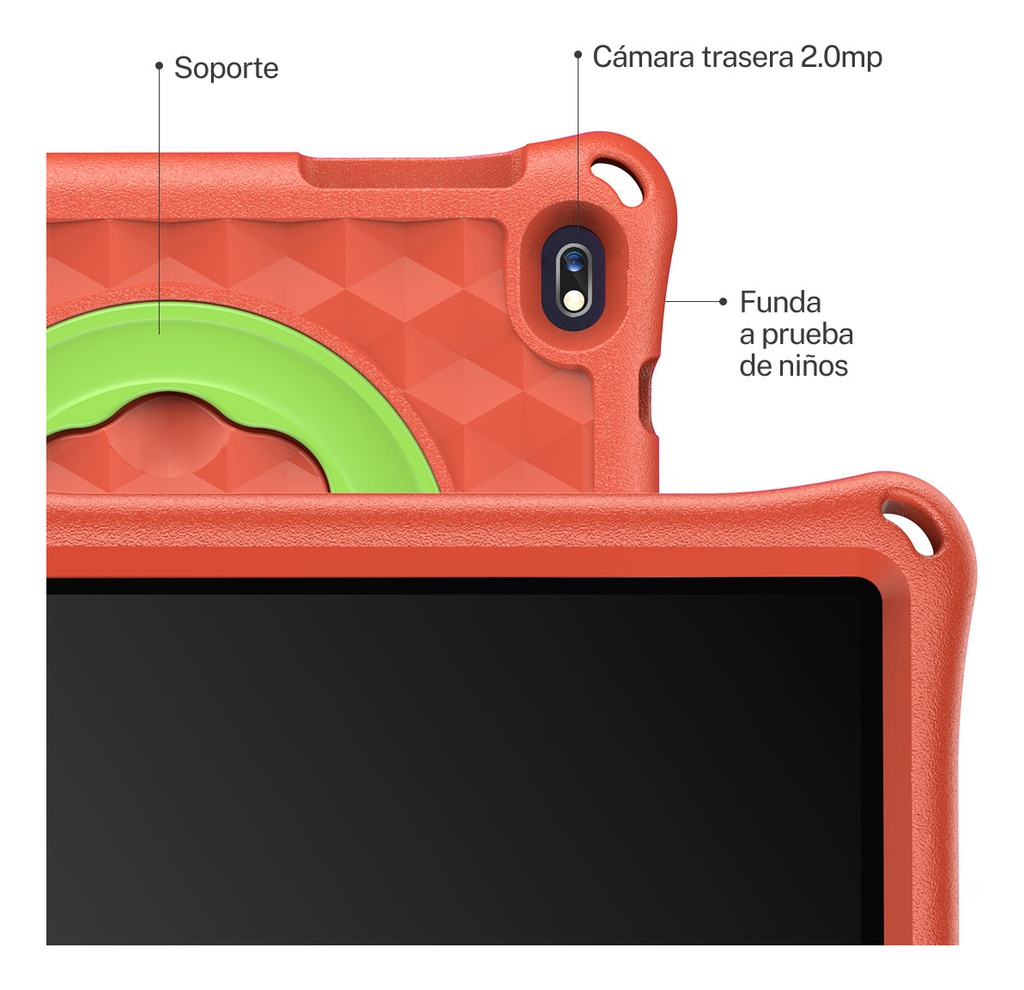 Tablet X-view Proton Q7 7  Kids 4/64 Roja C/funda