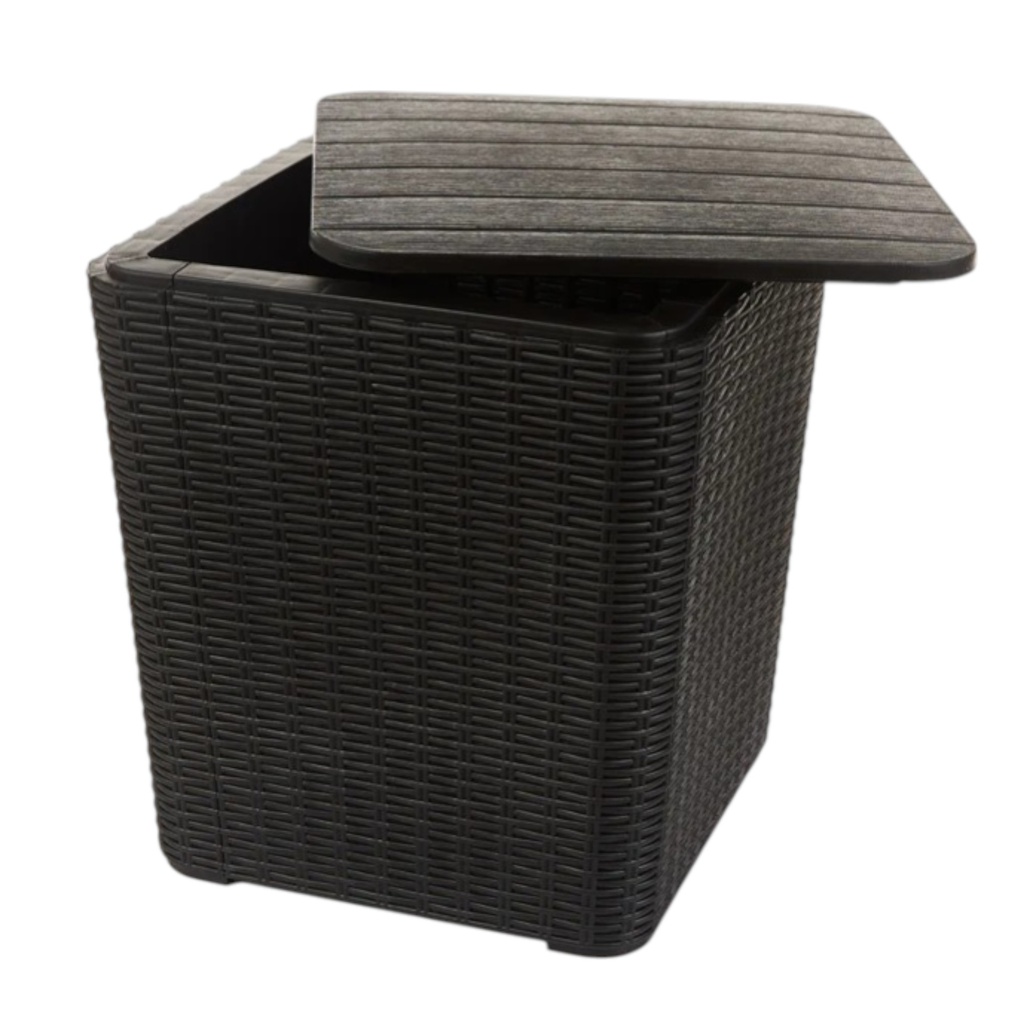 MESA GARDEN LIFE CAPRI F433001 RATTAN NEGRA