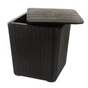 MESA GARDEN LIFE CAPRI F433001 RATTAN NEGRA
