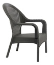 SILLON GARDEN LIFE F785667 RATTAN QATAR GRIS