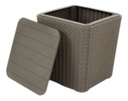 Mesa Garden Life Capri F433067 Rattan Grafito