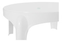 Mesa Garden Life Puket F435000 Redonda Blanca