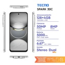 CELULAR TECNO SPARK 30C KL5 128/4 ORBIT WHITE