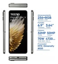 Tecno Phantom V Flip2 5g Color Gris 8 Gb Ram