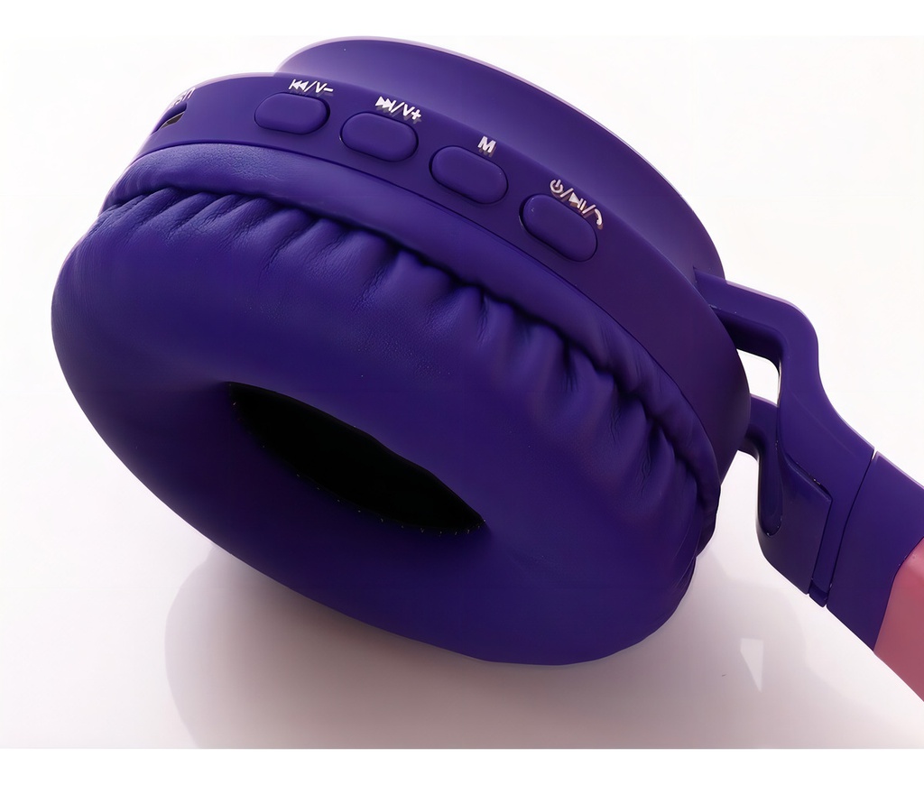 Auriculares Inalambricos Dekkin Bluetooth Vincha Orejas Gato