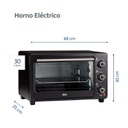 HORNO ELEC BGH BHE30M19N 30LTS