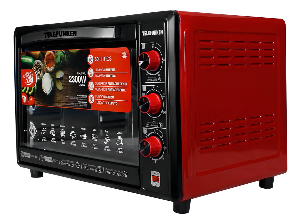 Horno Electrico Telefunken Tf-e650c 60 Litros