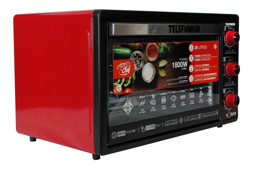 Horno Electrico Telefunken Tf-e400c 40 Litros