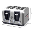 TOSTADORA TELEFUNKEN EASYTOAST - PRO ACERO
