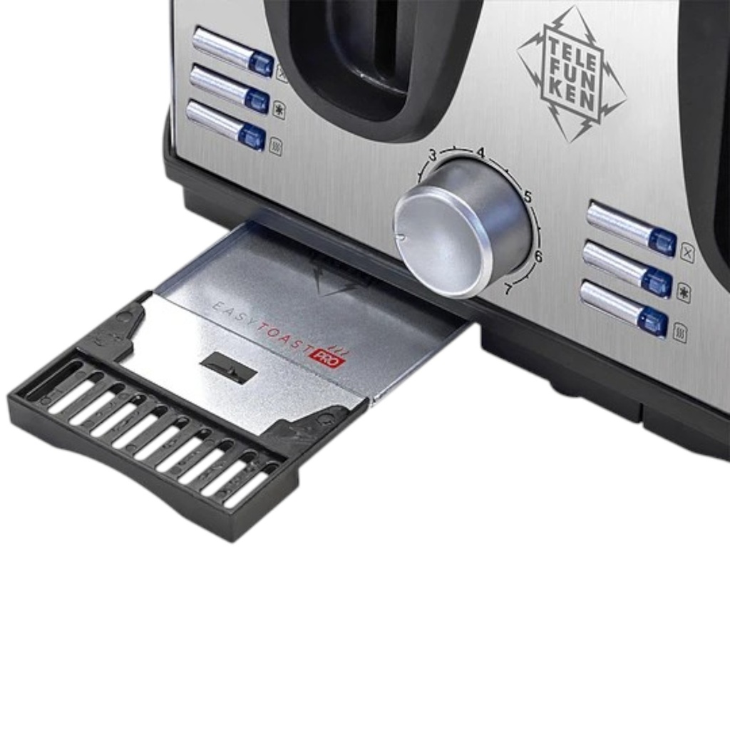TOSTADORA TELEFUNKEN EASYTOAST - PRO ACERO