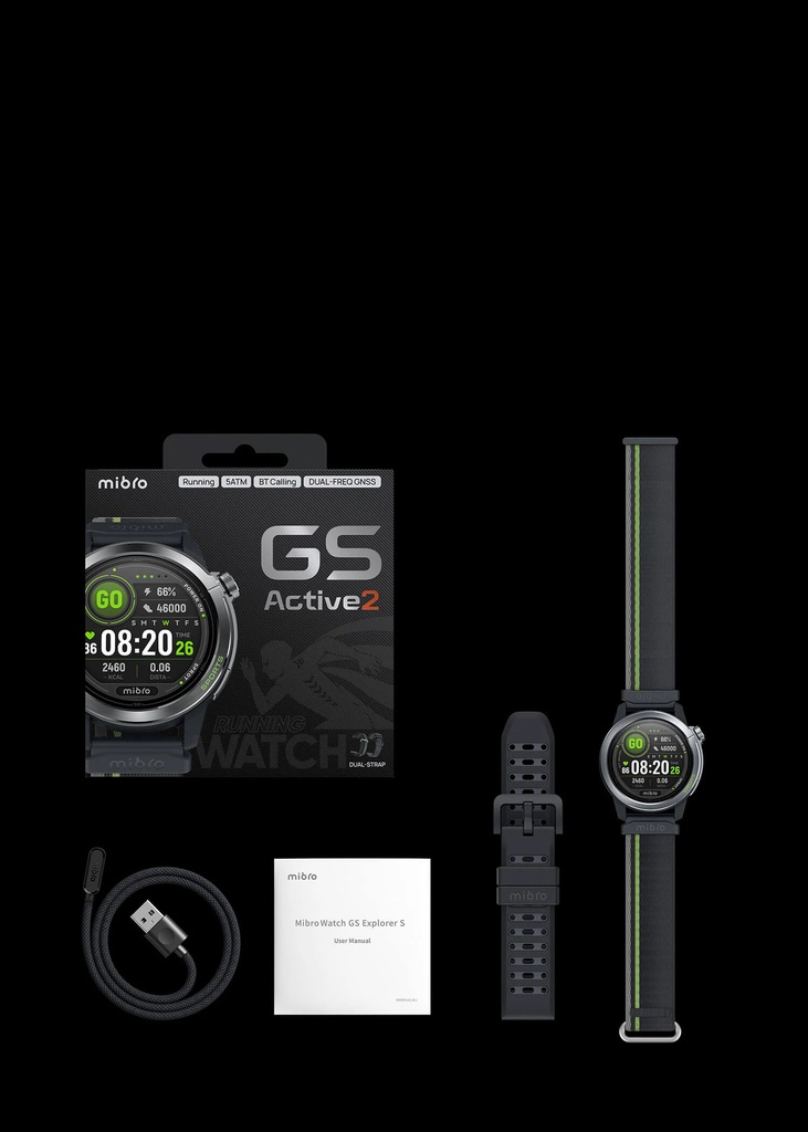 RELOJ SMART MIBRO GS ACTIVE 2 187-81333 GRIS