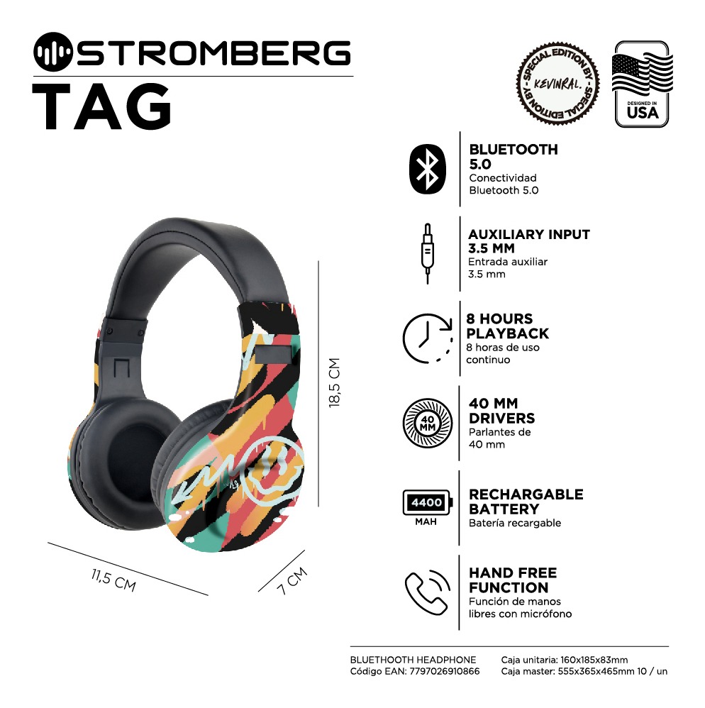 AURICULAR STROMBERG TAG SC-51-TAGXX-PL