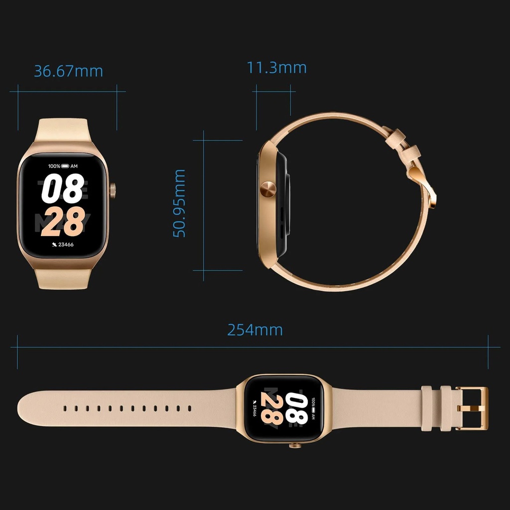 RELOJ SMART MIBRO WATCH T2 XPAW012 DORADO