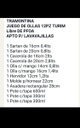 Juego De Ollas 12 Piezas Tramontina Turim En Color Negro