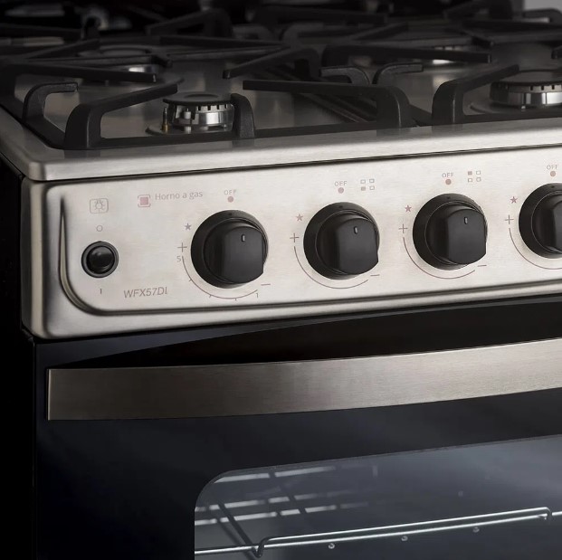 COCINA WHIRLPOOL WFX57DI INOX R.HIERRO FUN