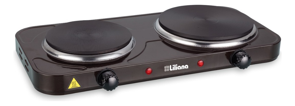 Anafe Eléctrico Doble Liliana Aa904 Negro