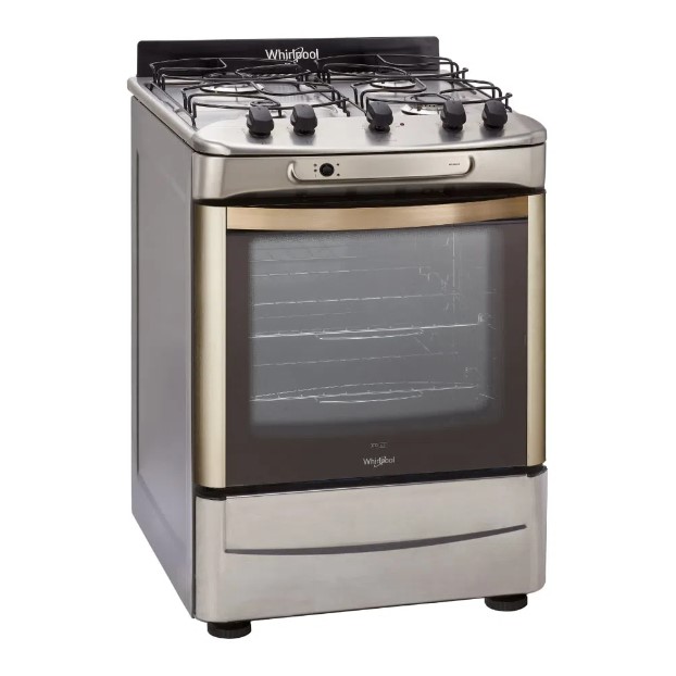 COCINA WHIRLPOOL WF360XG INOX 4 QUEMADORES
