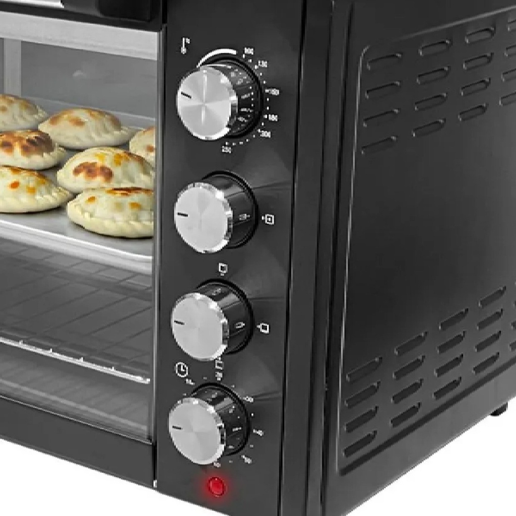 Horno De Mesa Liliana 70 Litros Luz Forz Ao700 Color Negro