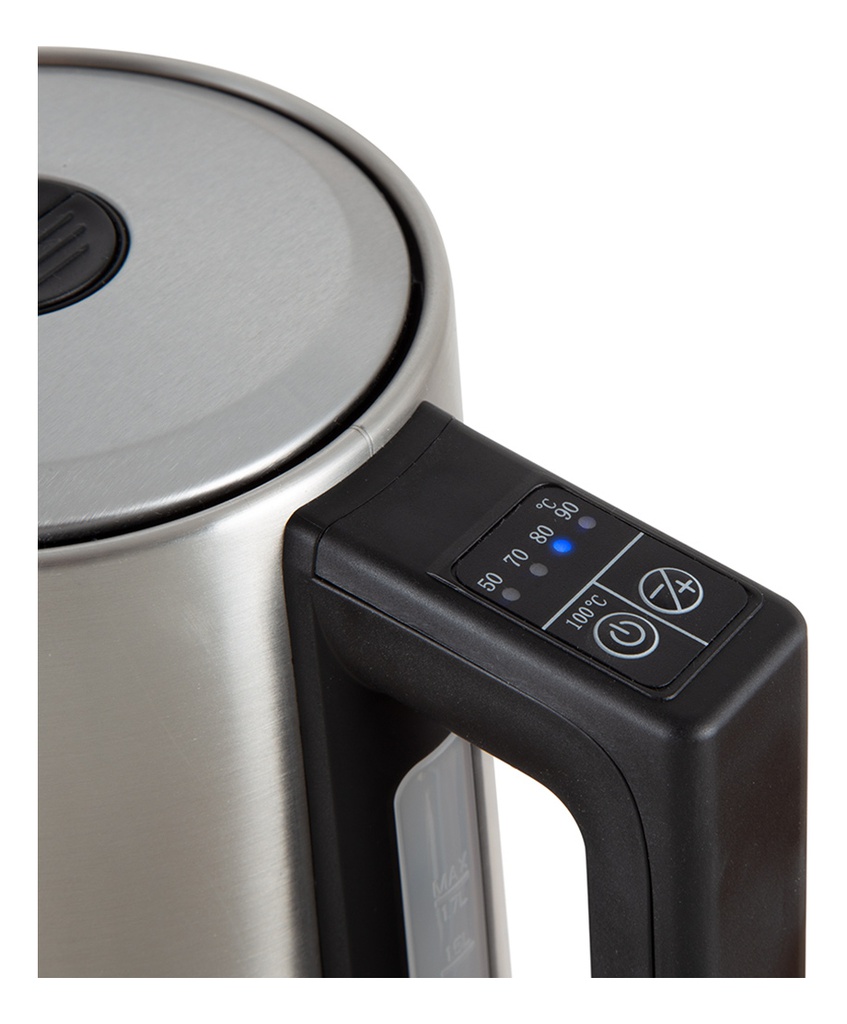 Pava Electrica Liliana Aap210 1.7 L Inox Digital 200w