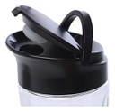 Licuadora Liliana Deluxelic Al180 1l Jarra Vidrio Acero Inox