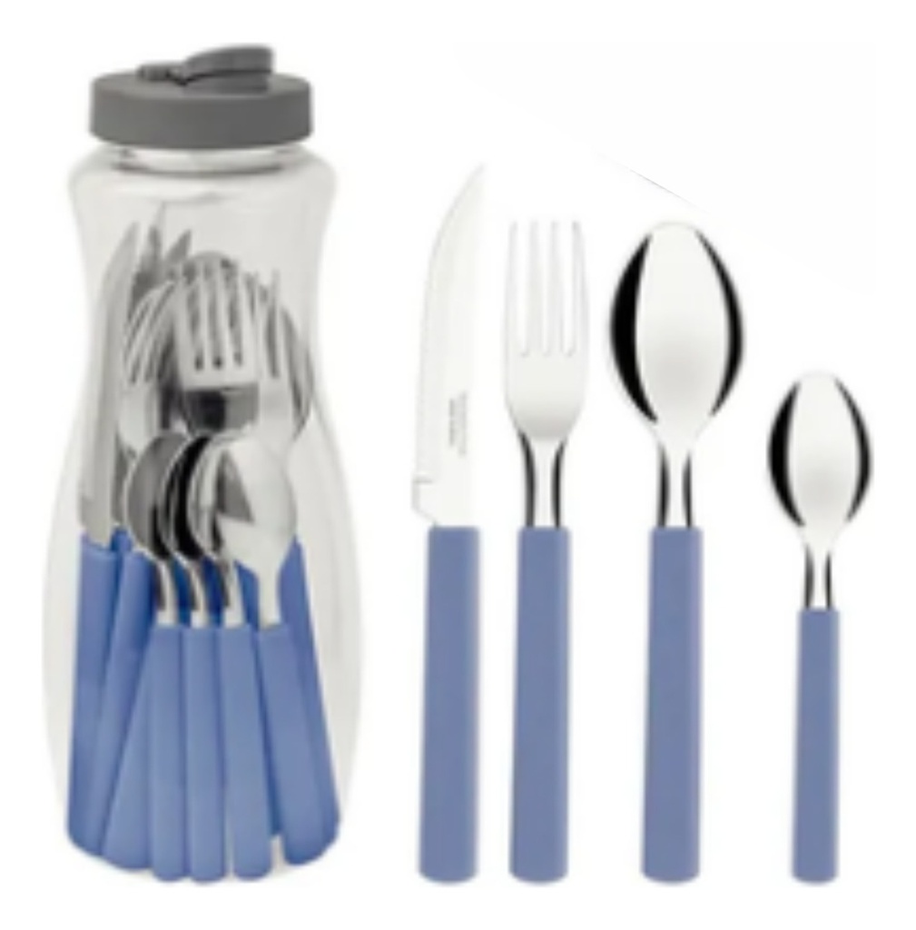 Bateria De Cocina Tramontina Turim 27899/501 24 Pza