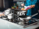 Juego Bateria Tramontina Solar 65500/120 4 Pzas Acero Inox