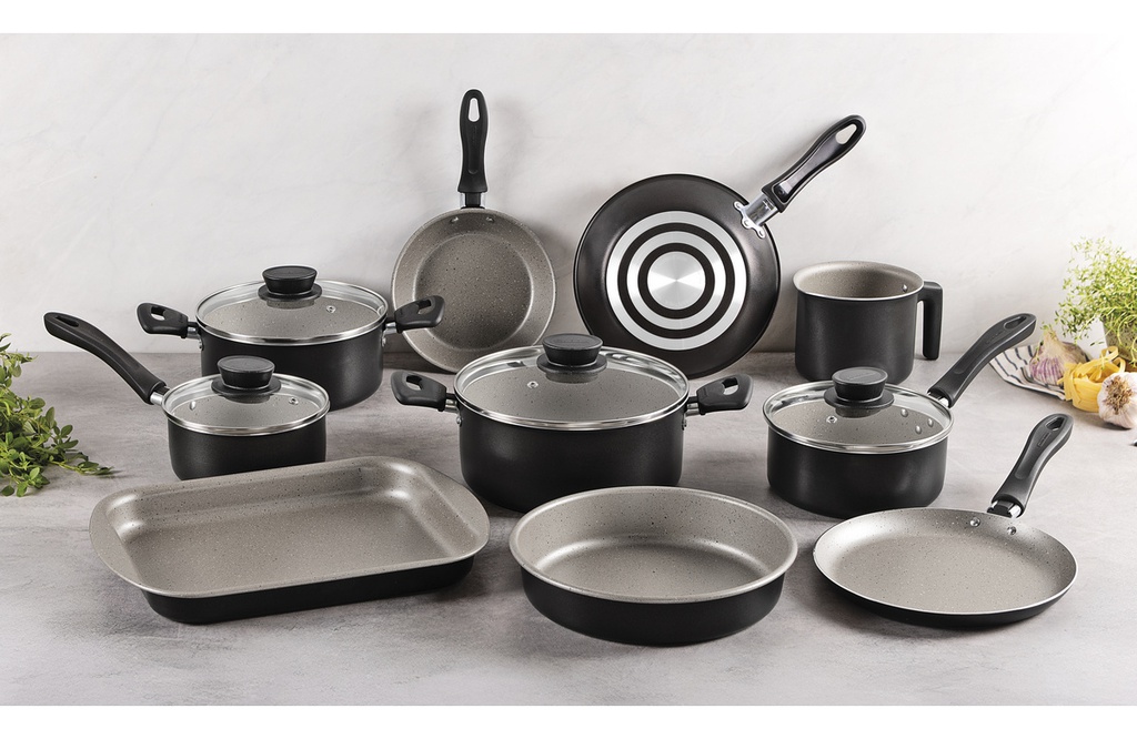 Bateria De Cocina Tramontina Linz 28299/007 10 Pzas Grafito