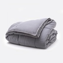ACOLCHADO SIMIL PLUMON FULLBLANC PLUMAGE STRIPES QUEEN GRIS CLARO 439