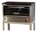 Horno Pizzero A Gas Usman H6 Puerta Vidrio 6 Moldes Acero