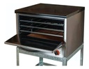 Horno Pizzero A Gas Usman H6 Puerta Vidrio 6 Moldes Acero