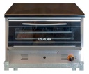 Horno Pizzero A Gas Usman H12 12 Moldes Puerta Vidrio Acero