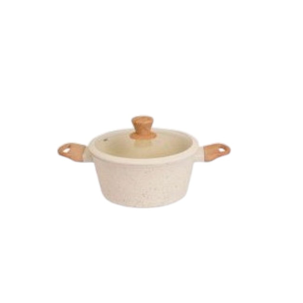 BATERIA DE COCINA CAROL 51408 8 PZAS INDUCCION BLANCO