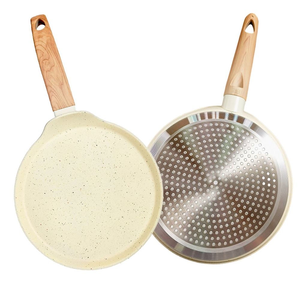 BATERIA DE COCINA CAROL 51408 8 PZAS INDUCCION BLANCO