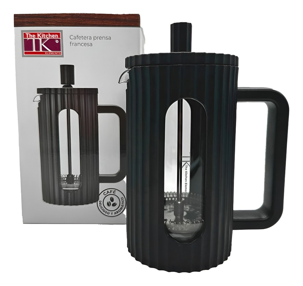 Cafetera Prensa Tk 302184 Francesa 1000c Negra