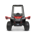 ARENERO 12V BIEMME JS370 ROJO CON CONTROL REMOTO LUCES Y BARRA ANTIVUELCO