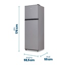 HELADERA PHILCO PHCT302X CICLICA TOP MOUNT 298 L INOX