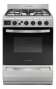 Cocina Ormay Evo A Gas Acero 4 Hornallas Timer Digital Gris