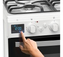 Cocina Ormay Evo A Gas 4 Hornalla Timer Digital Blanco