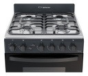 Cocina Ormay Tempo A Gas 4 Hornallas Timer Negro